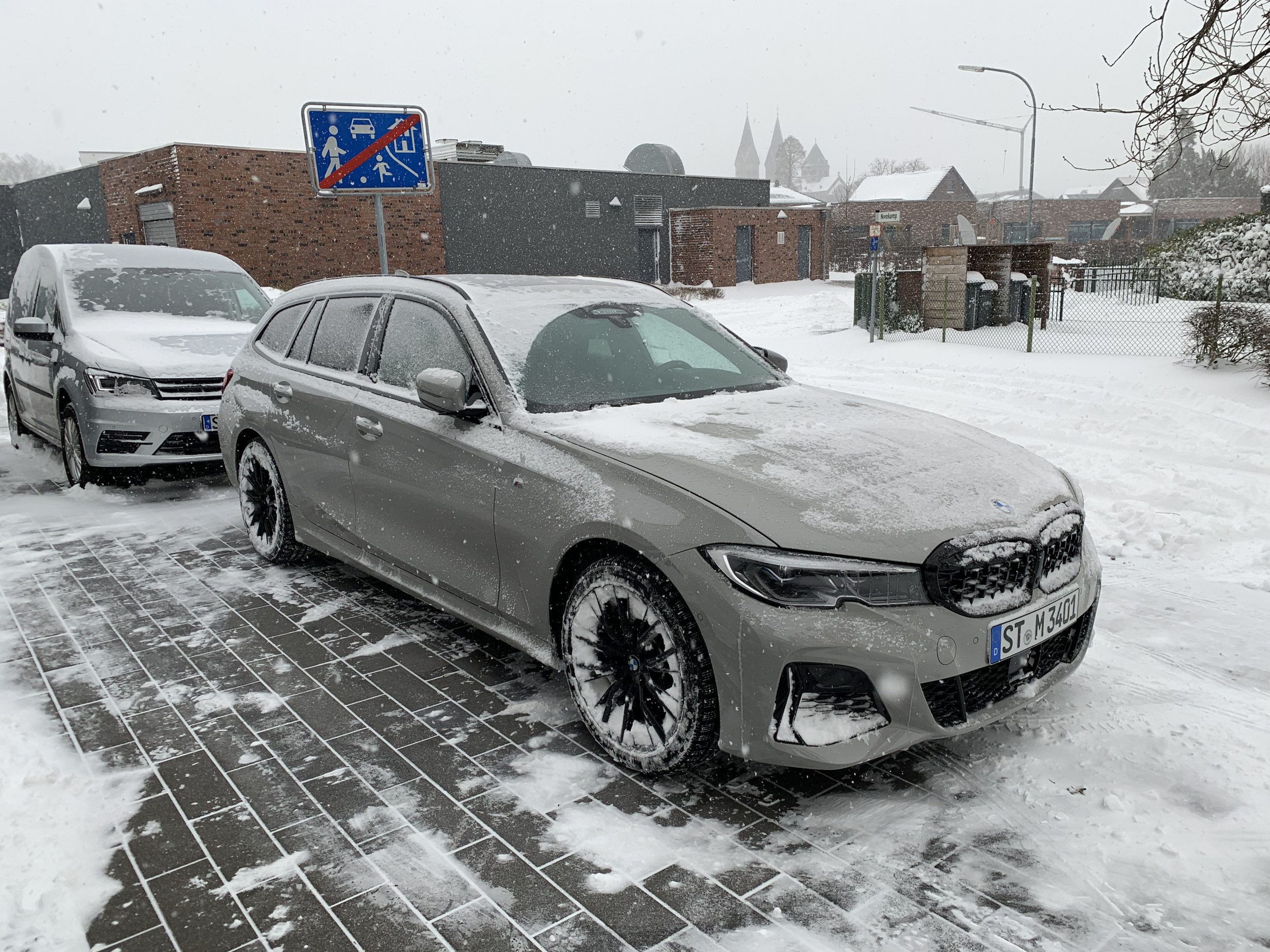 Kreide bei Schnee