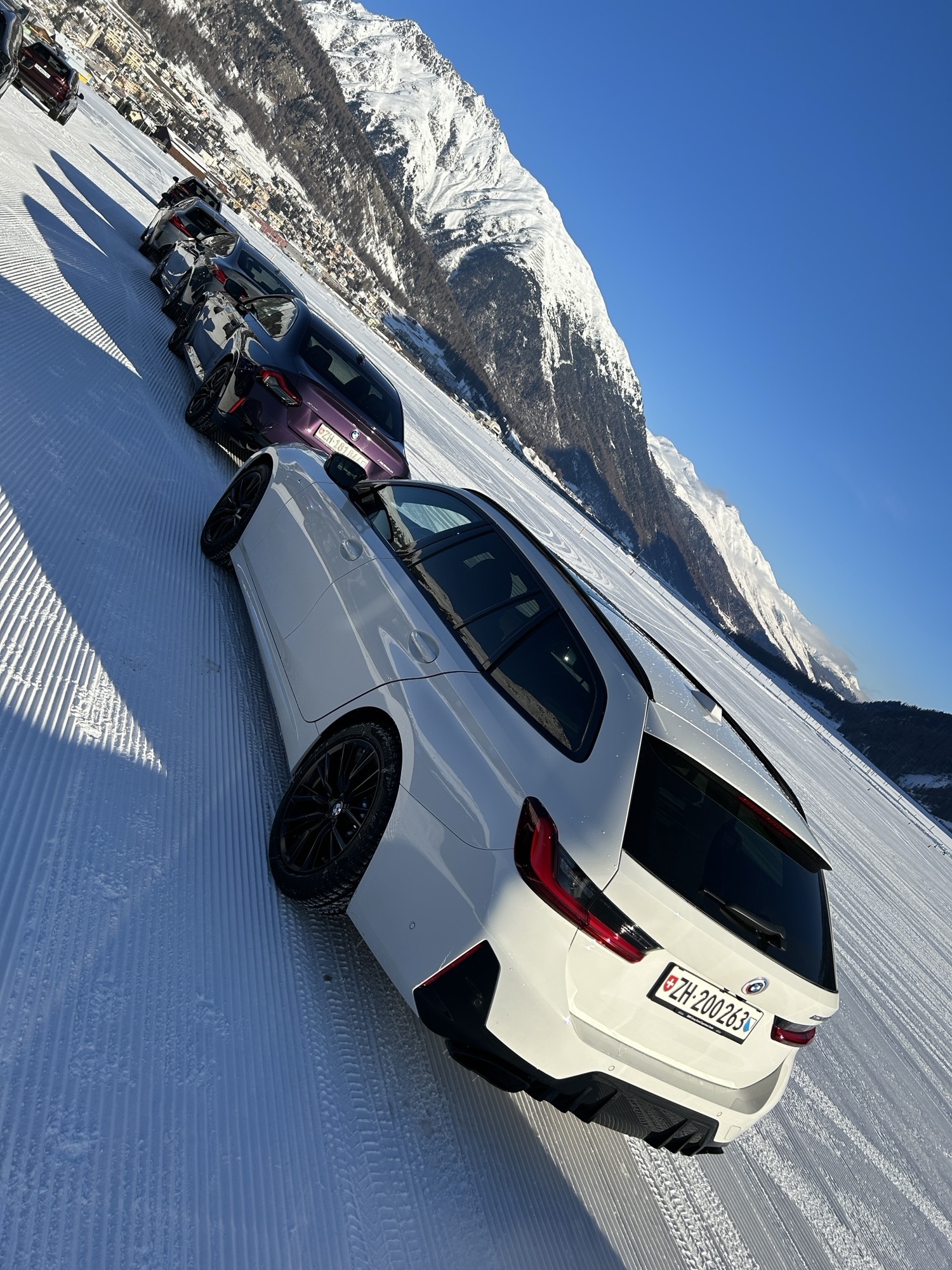 Wintertraining BMW in St.Moritz