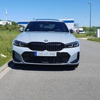 G20 LCI Brooklyn Grau mit Sommerreifen auf BMW 791 M Bicolor